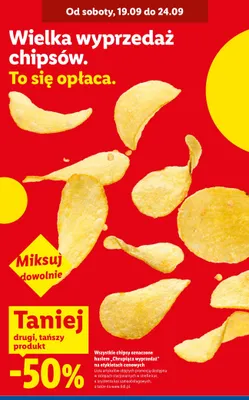 Chipsy promocja w Lidl