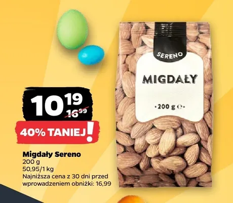 Migdały promocja w Netto
