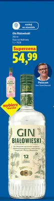 Gin Białowieski Biały promocja w Lidl