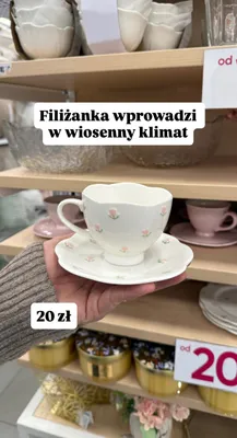 Filiżanka z podstawką promocja w Pepco