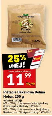 Pistacje Bakaliowa Dolina Hebar promocja w Twój Market