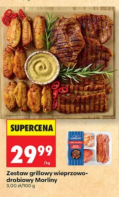 Zestaw grillowy wieprzowo-drobiowy Morliny promocja w Biedronka