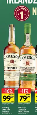 Whiskey Jameson Triple Triple promocja w Intermarche