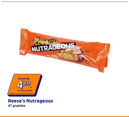 Baton Reese's Nutrageous promocja w Action