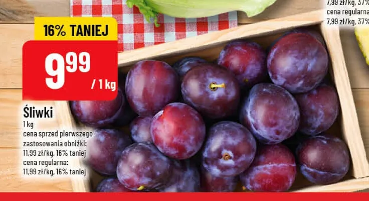 Śliwki promocja w POLOmarket