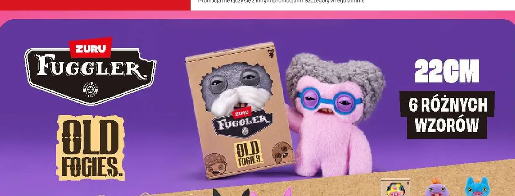 Maskotka Zuru Fuggler Old Fogies 22 cm promocja w Empik