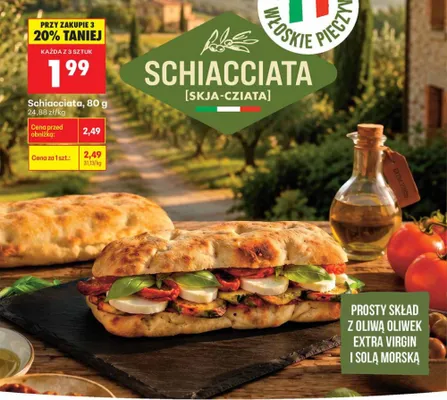 Schiacciata promocja w Biedronka