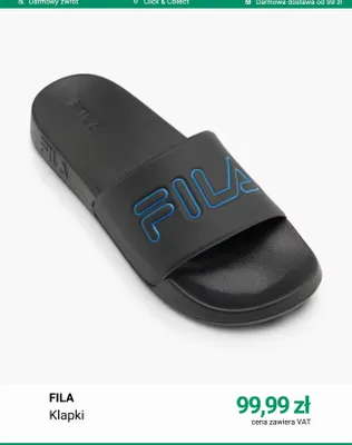 Klapki FILA promocja w Deichmann