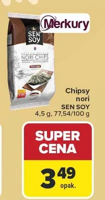 Chipsy nori Sen Soy promocja w Carrefour