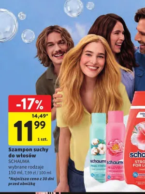 Szampon suchy do włosów Schauma Miss Fresh 150ml promocja w Intermarche