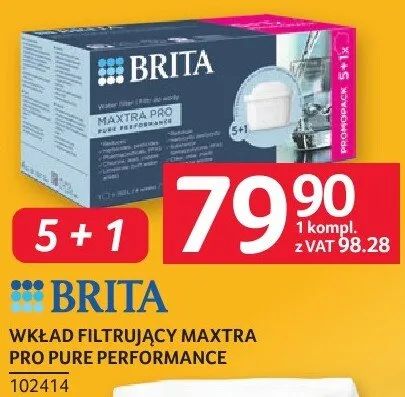 Wkład filtrujący Maxtra Pro Pure Performance Brita promocja w Selgros
