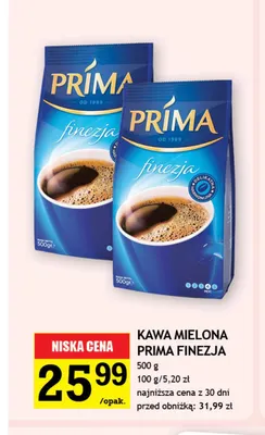 Kawa mielona Prima Finezja promocja w Gram Market