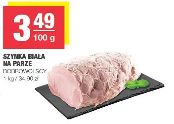 Szynka biała na parze promocja w SPAR