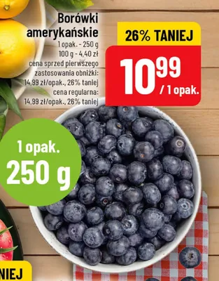 Borówki amerykańskie promocja w POLOmarket