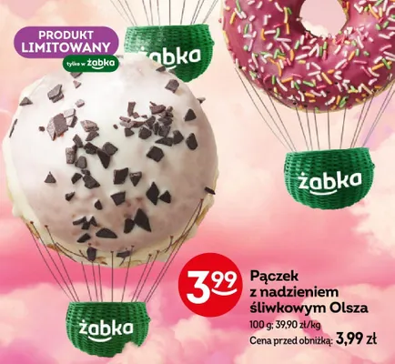 Donut różne rodzaje promocja w Żabka