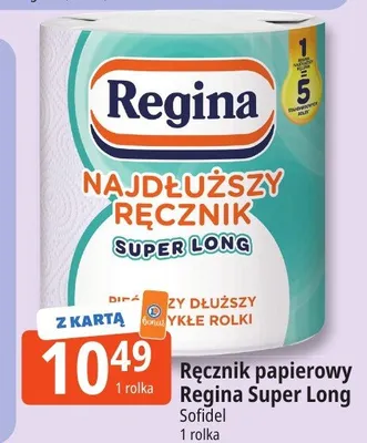 Ręcznik papierowy Regina Super Long promocja w Leclerc