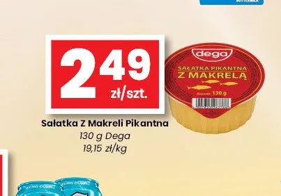 Sałatka z makreli pikantna Dega promocja w emma MARKET