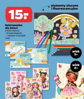 Kolorowanka dla dzieci promocja w Netto