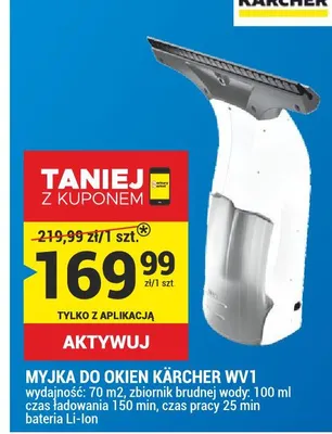 Myjka do okien Kärcher WV1 promocja w Merkury Market