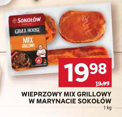 Wieprzowy mix grillowy w marynacie Sokołów promocja w Stokrotka