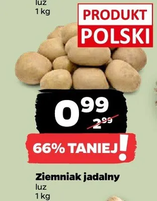 Ziemniak jadalny promocja w Netto