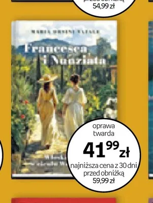 Książka Francesca i Nunziata oprawa twarda Maria Orsini Natale promocja w Empik