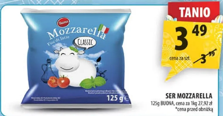 Ser Mozzarella Classic promocja w Arhelan