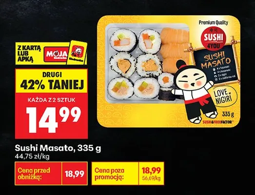 Sushi Masato promocja w Biedronka
