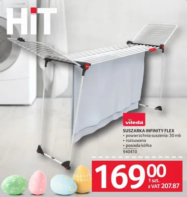 Suszarka infinity flex Vileda promocja w Selgros
