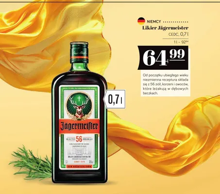 Likier Jägermeister promocja w POLOmarket