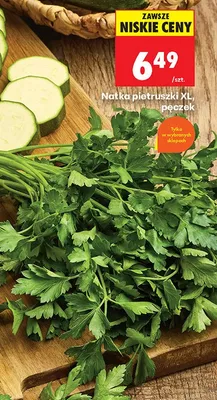 Natka pietruszki XL pęczek promocja w Biedronka