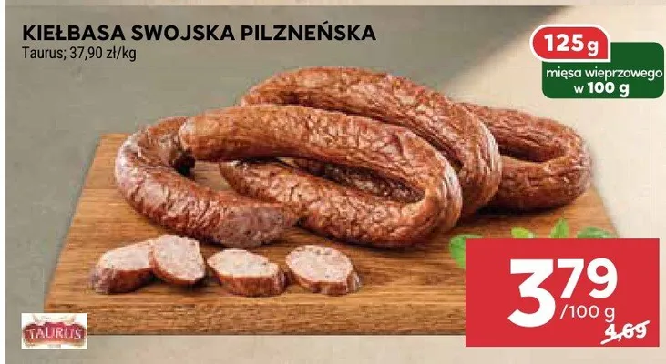 Kiełbasa swojska pilzneńska promocja w Stokrotka
