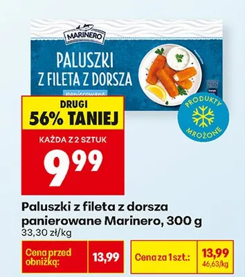 Paluszki z fileta z dorsza panierowane promocja w Biedronka