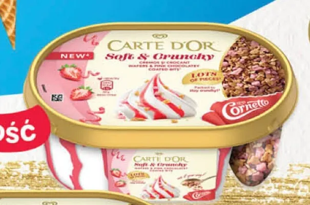 Lody Carte D'Or Soft & Crunchy Cornetto promocja w POLOmarket