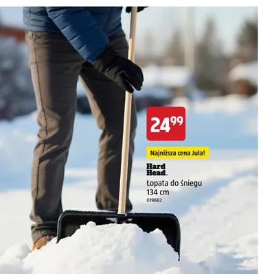 Łopata do śniegu 134 cm Hard Head promocja w Jula