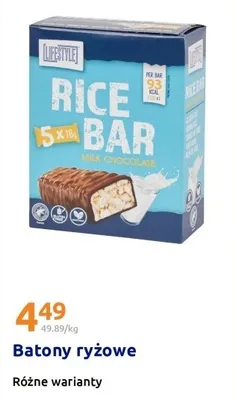 Batony ryżowe Lifestyle Rice Bar promocja w Action