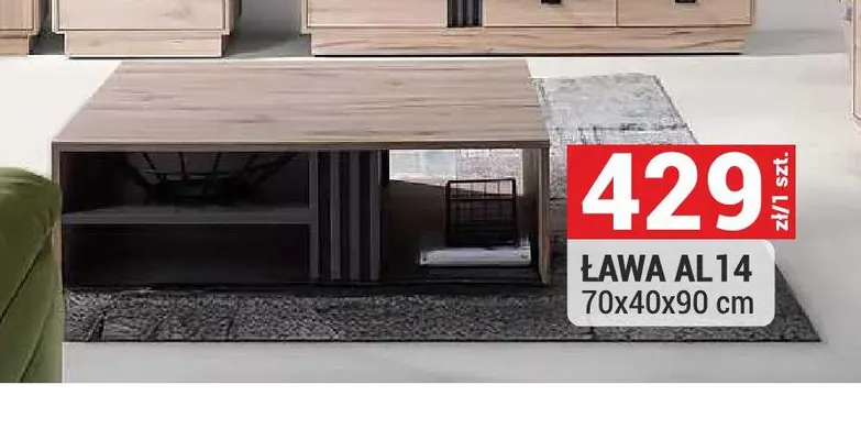 Ława AL14 Allmo promocja w Merkury Market