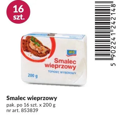 Smalec wieprzowy promocja w Makro