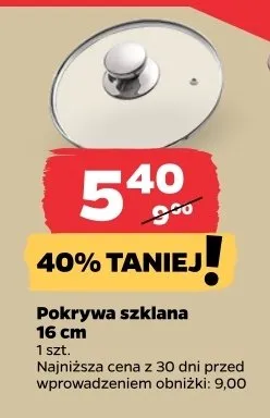 Pokrywa szklana promocja w Netto