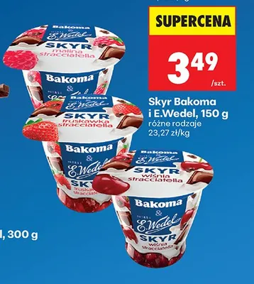 Skyr, różne rodzaje promocja w Biedronka
