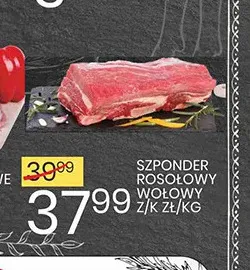Szponder rosołowy wołowy z kością promocja w Wafelek