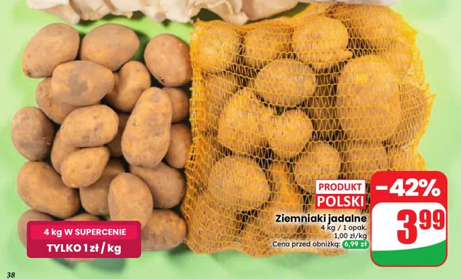 Ziemniaki jadalne promocja w Dino