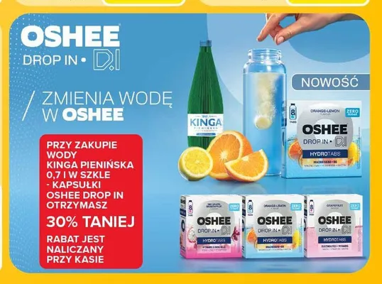 Woda mineralna Kinga Pienińska promocja w Carrefour Market