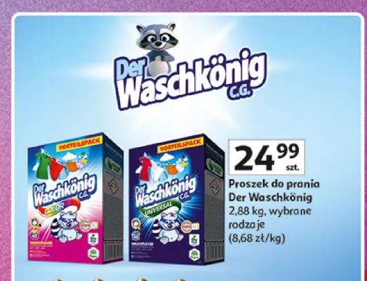Proszek do prania Der Waschkönig promocja w Auchan