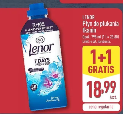Płyn do płukania tkanin 7 Days promocja w Aldi