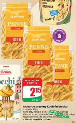 Makaron pszenny penne promocja w Dino