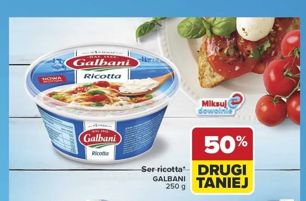 Ser ricotta Galbani promocja w Carrefour