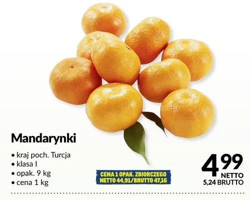 Mandarynki promocja w Makro