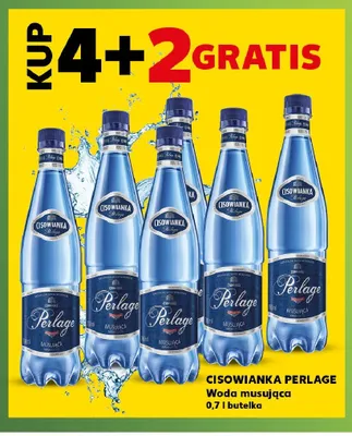 Woda musująca Cisowianka Perlage promocja w Kaufland