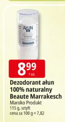 Dezodorant ałun 100% naturalny Beaute Marrakesch promocja w Leclerc